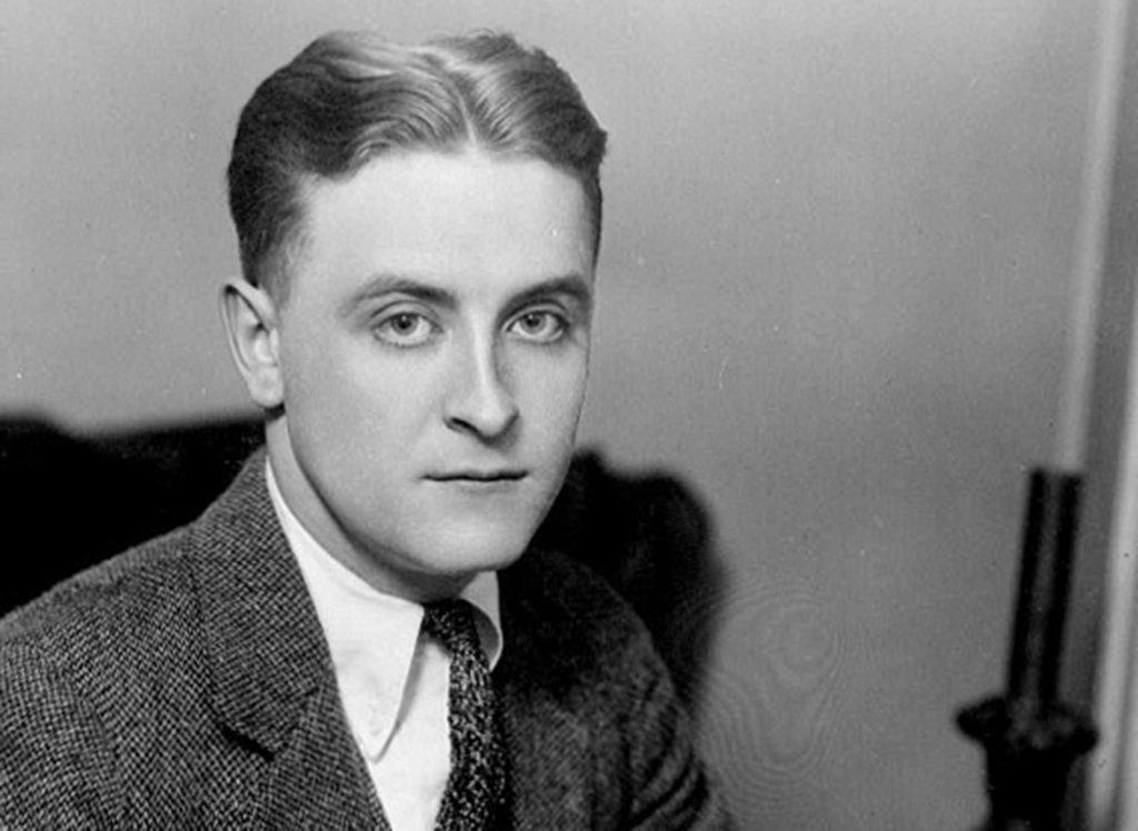 Headshot of F Scott Fitzgerald.