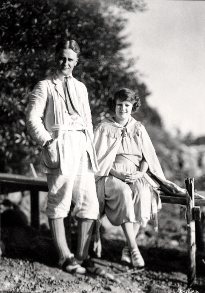 F Scott and Zelda Fitzgerald September 1921.